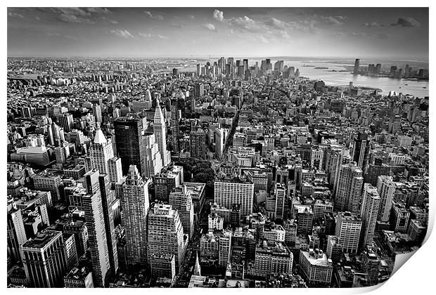New York Print by Sam Burton