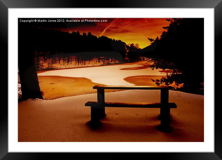 Icey Dawn Framed Mounted Print by K7 Photography