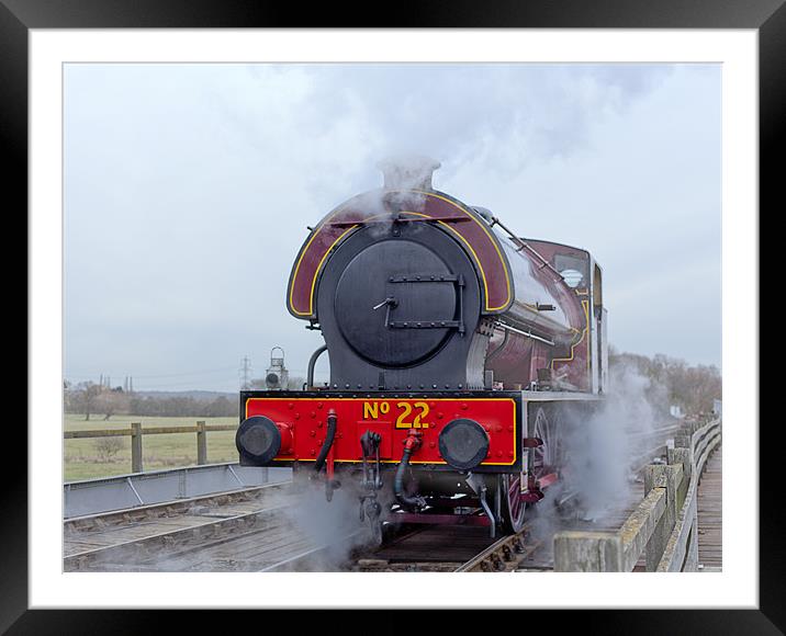 Steam Solo Framed Mounted Print by Richard Thomas