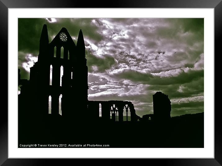 Dracula's Home Framed Mounted Print by Trevor Kersley RIP