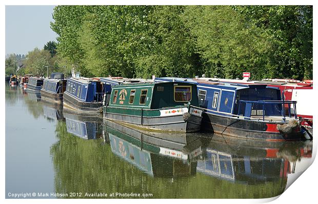 Life o the Canal Print by Mark Hobson