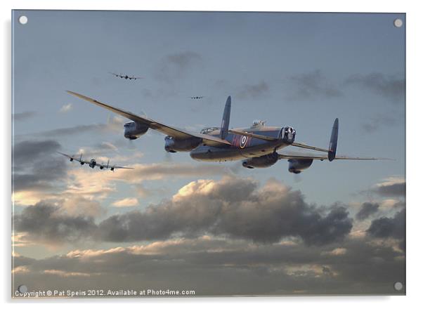 Lancaster - Outbound Acrylic by Pat Speirs