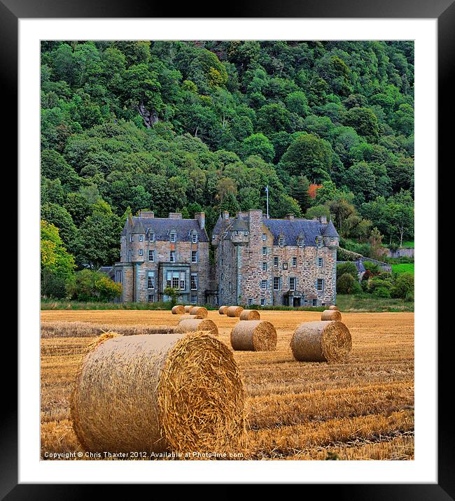 Castle Menzies Framed Mounted Print by Chris Thaxter