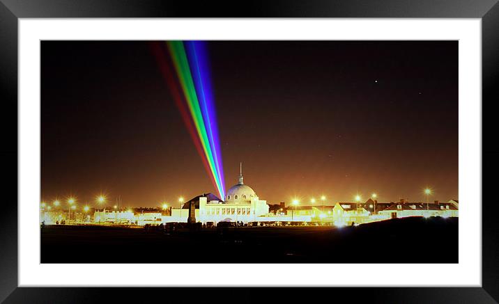 Spanish City Rainbow Framed Mounted Print by Toon Photography