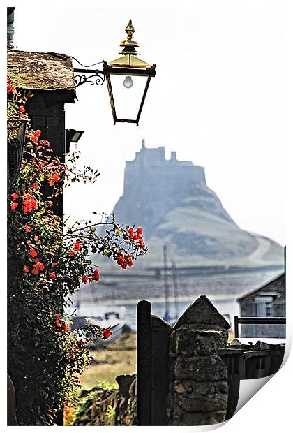 On The Way To Lindisfarne Castle Print by Paul M Baxter