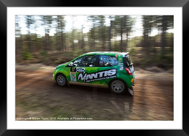 Motion Blur Framed Mounted Print by Martyn Taylor