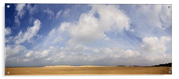 Norfolk Skies at Wells Acrylic by Paul Macro
