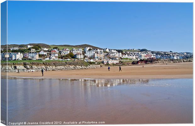 Woolacombe. Canvas Print by Joanne Crockford