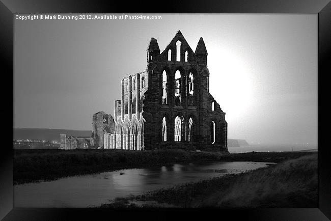 Whitby Abbey Framed Print by Mark Bunning