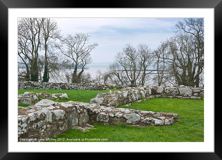 Nendrum, Strangford Lough, Northern Ireland Framed Mounted Print by Jane McIlroy