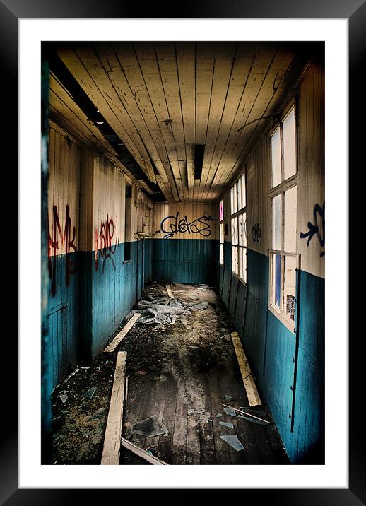 The corridor Framed Mounted Print by Maria Tzamtzi Photography