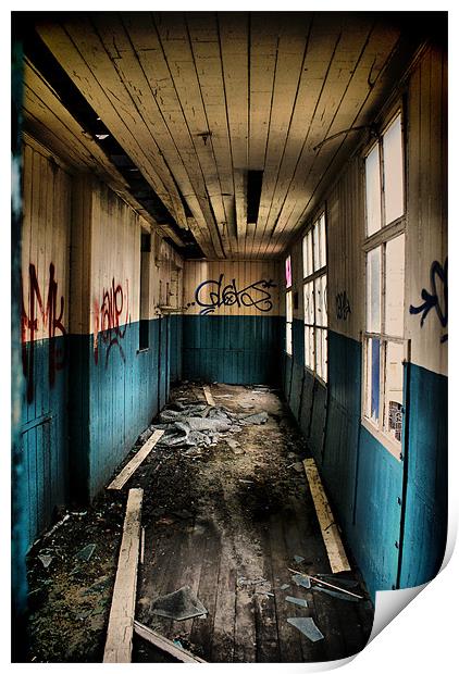 The corridor Print by Maria Tzamtzi Photography