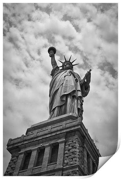 Statue of Liberty Print by Sam Burton