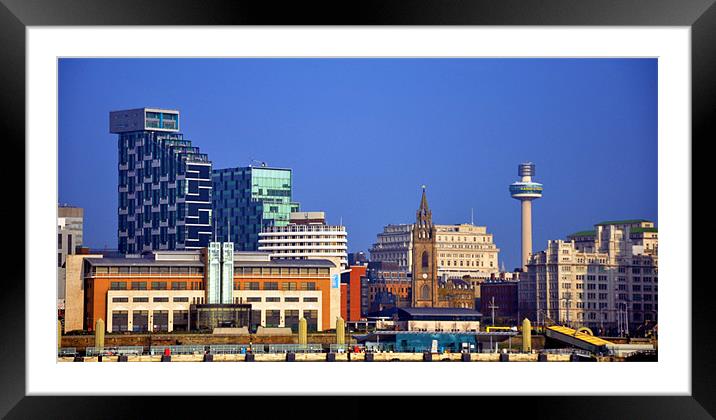 liverpool Framed Mounted Print by sue davies
