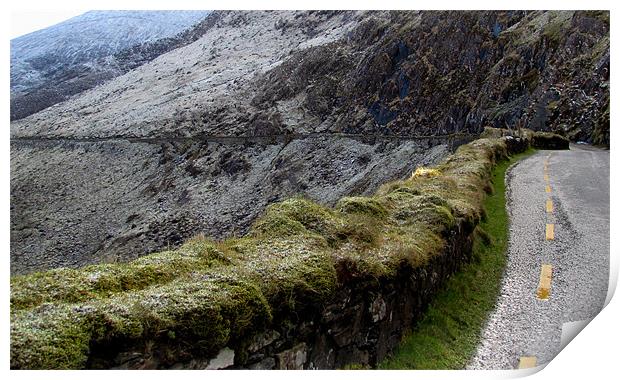 Connor Pass Road Print by barbara walsh