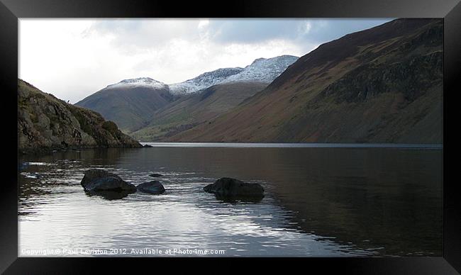 1.Wast Water (Winter) Framed Print by Paul Leviston