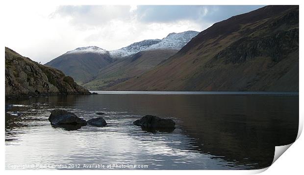 1.Wast Water (Winter) Print by Paul Leviston