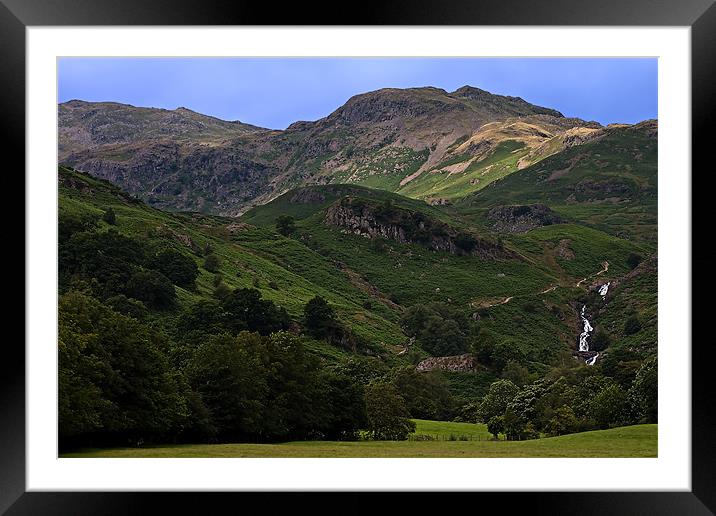 Pathway to Easedale Tarn Framed Mounted Print by Roger Green