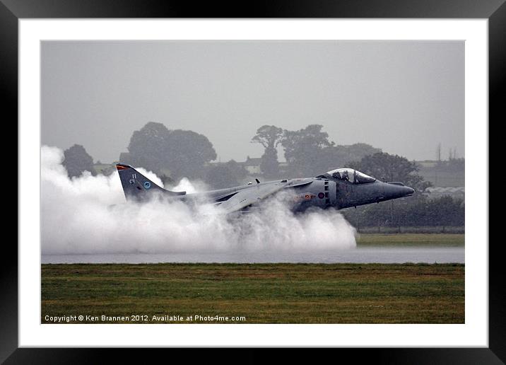 Stormy Harrier GR9 Framed Mounted Print by Oxon Images