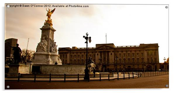 Buckingham Palace Acrylic by Dawn O'Connor