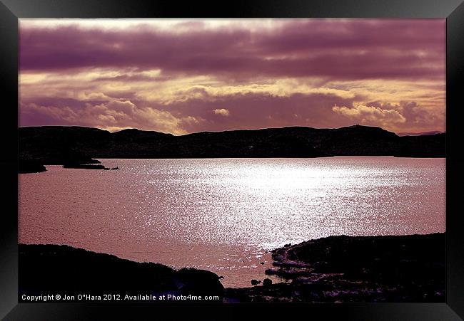 HEBRIDES CENTRAL HEARTLAND OF LEWIS 7 Framed Print by Jon O'Hara