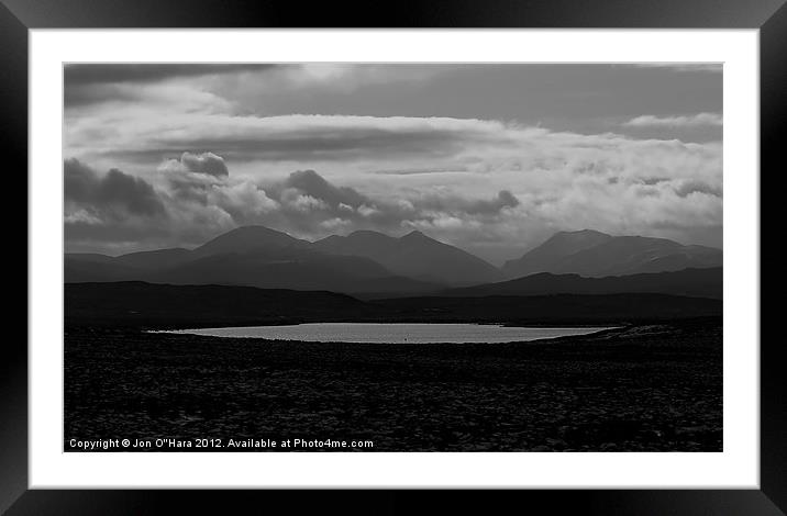 HEBRIDES CENTRAL HEARTLAND OF LEWIS 15 Framed Mounted Print by Jon O'Hara