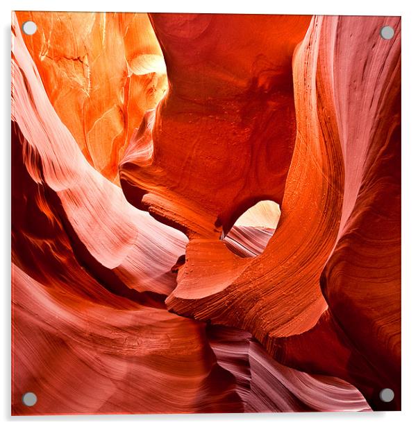 Lower Antelope Canyon,Page,Arizona Acrylic by Keith Barker