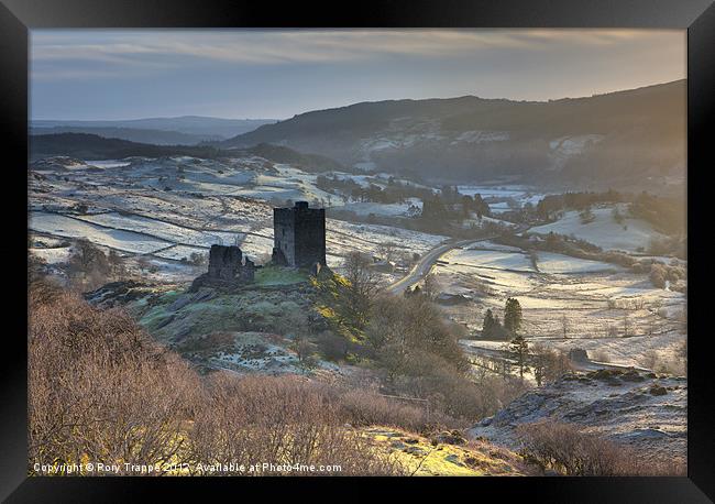 Dolwyddelan castle Framed Print by Rory Trappe