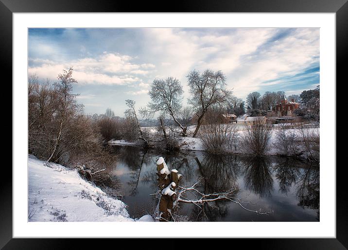 A Wintery Surprise Framed Mounted Print by Alan Walters