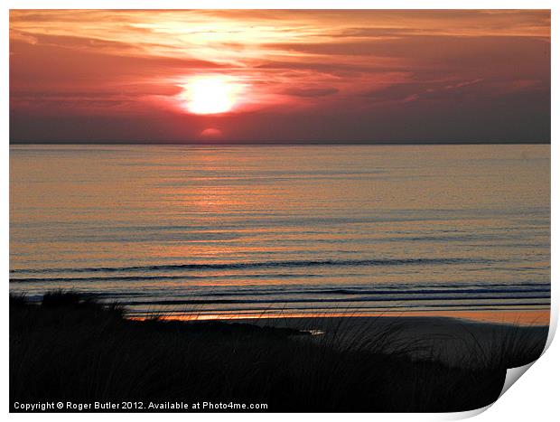 End of a Perfect Day Print by Roger Butler