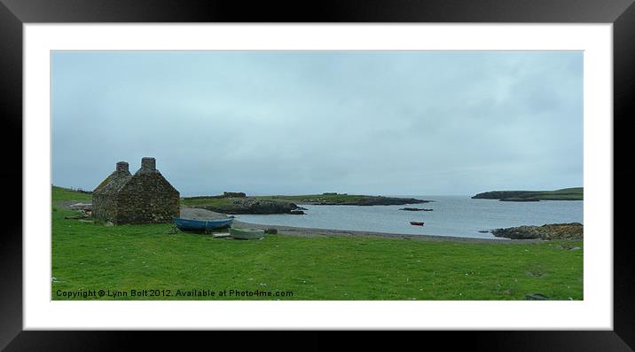 Stenness Shetland Isles Framed Mounted Print by Lynn Bolt