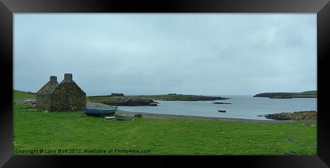 Stenness Shetland Isles Framed Print by Lynn Bolt