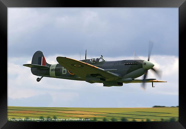 Spitfire MH434 Framed Print by Oxon Images