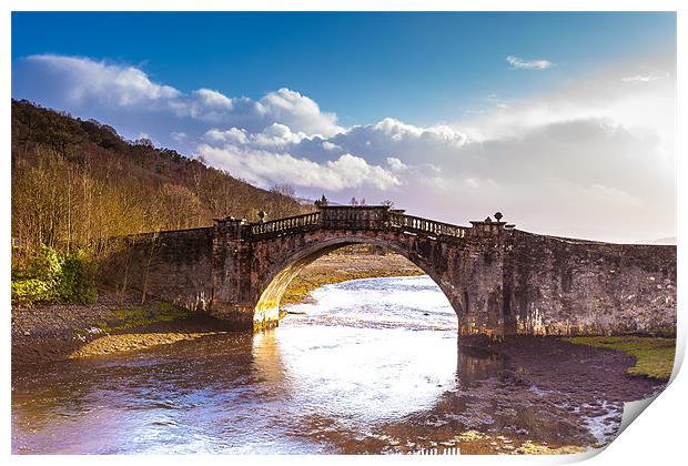 Old Bridge at Loch Fyne Print by George Cox