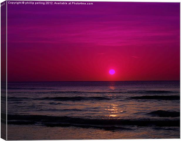 Purple Sunrise Canvas Print by camera man