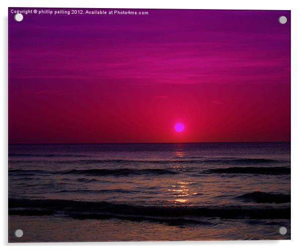 Purple Sunrise Acrylic by camera man