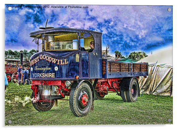 Vintage Transport Acrylic by Trevor Kersley RIP