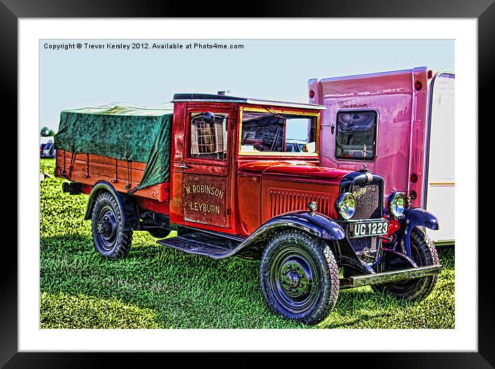Vintage Transport Framed Mounted Print by Trevor Kersley RIP
