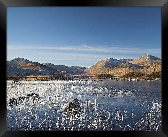 Winter in Rannoch Moor Framed Print by Pat Speirs