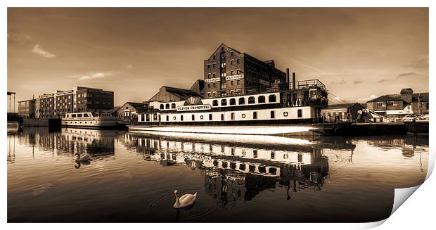 Gloucester Docks Print by Mike Gorton