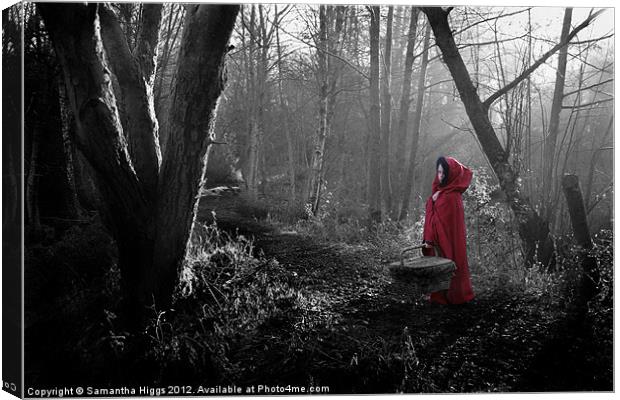 Little Red Riding Hood Canvas Print by Samantha Higgs
