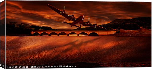The Lancaster Canvas Print by Nigel Hatton