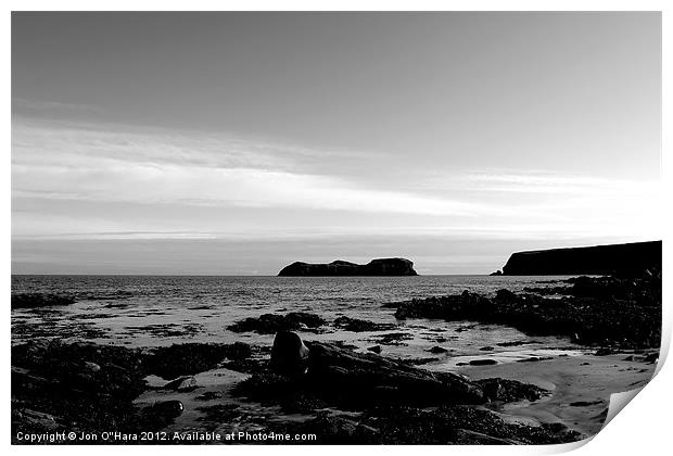 HEBRIDES BEAUTIFUL BAYBLE BEACH OF LEWIS 32 Print by Jon O'Hara