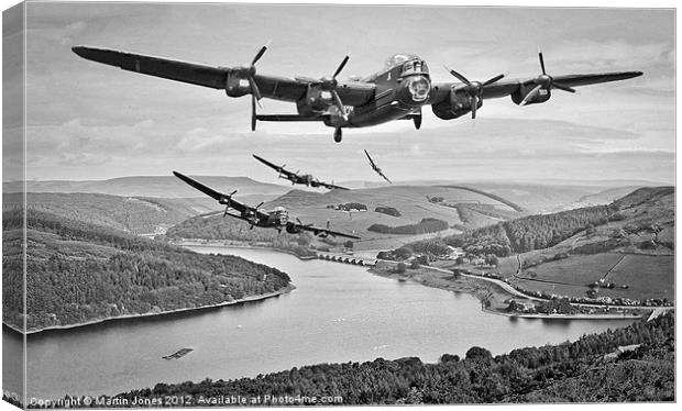 617 Squadron Homeward Bound Canvas Print by K7 Photography