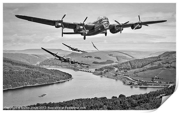 617 Squadron Homeward Bound Print by K7 Photography