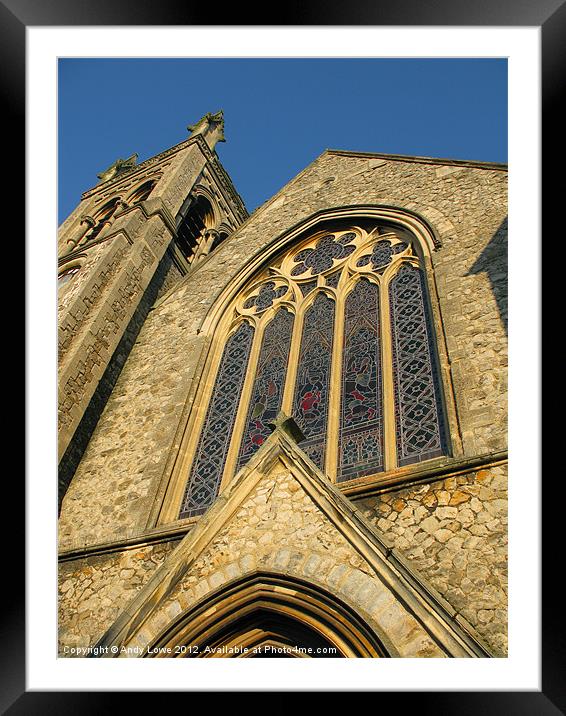 CHURCH EAST DEREHAM Framed Mounted Print by Gypsyofthesky Photography