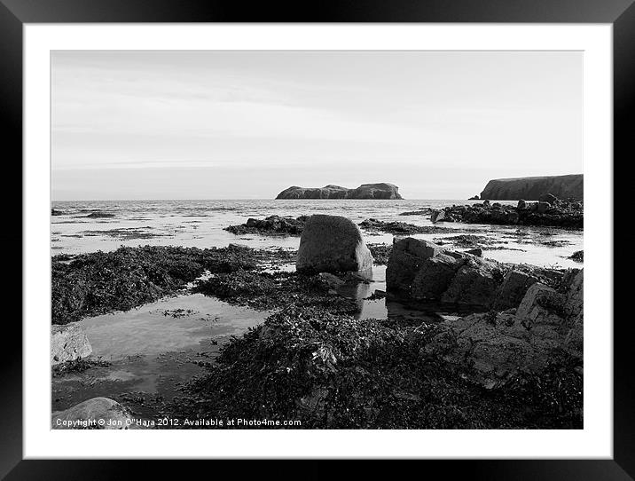 HEBRIDES BEAUTIFUL BAYBLE BEACH OF LEWIS 36 Framed Mounted Print by Jon O'Hara