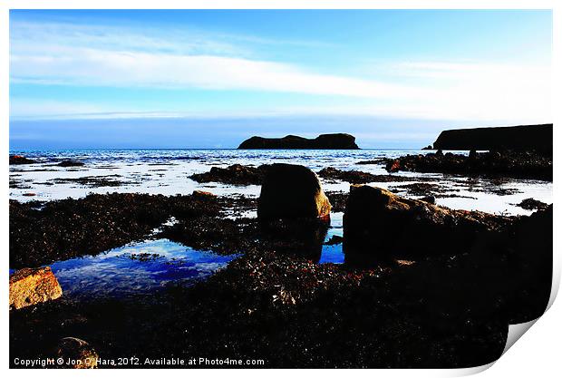 HEBRIDES BEAUTIFUL BAYBLE BEACH OF LEWIS 38 Print by Jon O'Hara