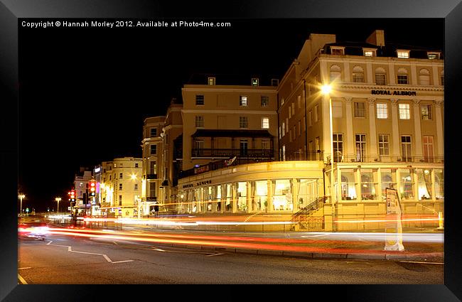 Royal Albion Hotel, Brighton Framed Print by Hannah Morley