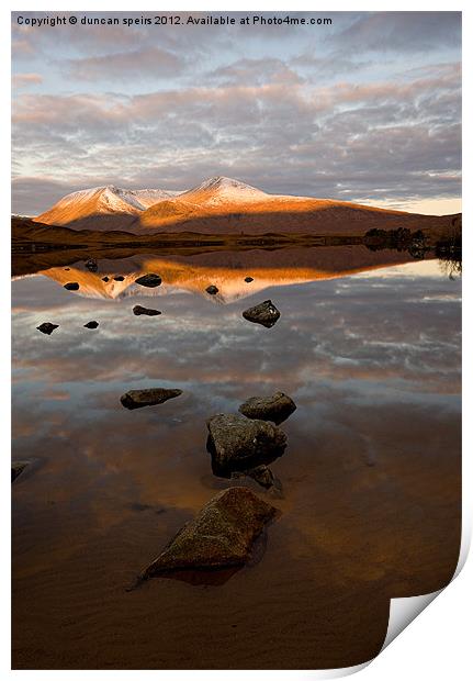 Black mount Print by duncan speirs